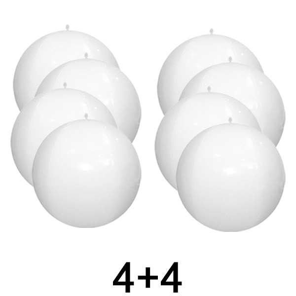 4x Luces flotantes hinchables para piscinas | POOLGLO 1+1 GRATIS