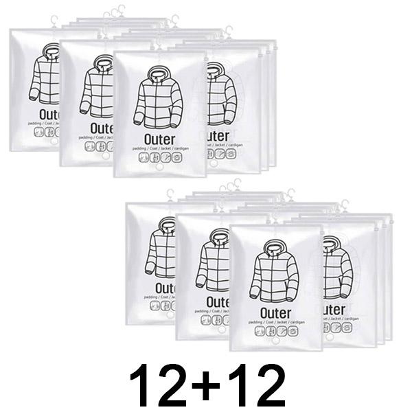 3x Bolsas de almacenamiento al vacío para colgar – (4 uds) | VACUHANG 4+4 GRATIS